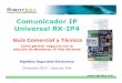 Comunicador IP Universal RK-IP4 - rightkey.com€¦ · • Es un Comunicador universal que transmite por un ... – Se guarda un archivo por cada equipo, con su perfil personalizado