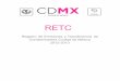 RETC 2012-2013 16 ago 2016 - sedema.cdmx.gob.mx RETC 2012-20… · El Registro de Emisiones y Transferencia de Contaminantes de la Ciudad de México se ha consolidado año con año,