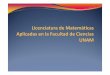 Lourdes - lya.fciencias.unam.mxlya.fciencias.unam.mx/gfgf/mateaplicadas/presentacion_14may2013.pdf · Consideraciones preliminares yEl campo de las aplicaciones de la Matemática