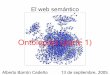 El web semántico - matem.unam.mxrajsbaum/cursos/web/ontologias1.pdf · Dialecto Idiolecto (lexicón) El principal problema en las ontologías y el web semántico: Homónimos. Para