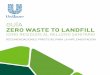 Guía Zero Waste to Landfill - Home | Unilever … · Presentación Les comparto con mucho orgullo la Guía Zero Waste to Landfill, un documento que explica paso a paso el camino