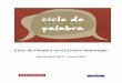 Ciclo de Palabra en el Centro Niemeyer€¦ · Goytisolo), “La inmigración explicada a mi hija” (Ediciones de bolsillo, 2001), “Una historia que no acaba” (Ediciones Pretex-
