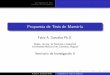 Propuesta de Tesis de Maestr a - dis.unal.edu.codis.unal.edu.co/~fgonza/courses/2006-I/seminario-II/propuesta.pdf · La Propuesta de Tesis Desarrollo de la Propuesta Propuesta de