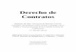 Derecho de Contratos - Doblegradistas · Los locos o dementes y los sordomudos que no sepan escribir ... las acciones colectivas ... Donaciones remuneratorias 