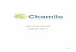Manual del docente Chamilo 1.8.7€¦ · Actualmente está disponible en dos presentaciones: ... y de colaboración, de cómo se organizan esos elementos en el sistema y de cuáles