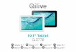 10.1” Tablet Q - qilive.com · muestran con un icono de candado y será preciso que introduzca su contraseña. CONSEJOS: • Al introducir una ... • Si su sistema WiFi se activa
