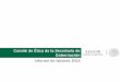 Presentación de PowerPoint - gob.mx · Informe de resultados del grado de cumplimiento del Código de Conducta de la Secretaría de Gobernación a partir de la Encuesta de Clima