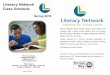 Literacy Network · Wisconsin Literacy. Literacy Network | Spring 2018 ... Se acepta efectivo, tarjetas de crédito o cheques. Becas disponibles. • Para mas información, 