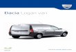 Dacia Logan van - daciamodellen.nl · 9 COLORES ROJO PASIÓN 21D (O) BLANCO GLACIAR 369 (O) AZUL MARINO D42 (O) ... Tipo tren delantero Pseudo-McPherson con brazo triangulado 