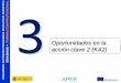 Oportunidades en la acción clave 2 (KA2) - …modeproject.eu/eventosoapee/macroevento/dia22/GTFORMACIONPRO… · Costes adicionales relacionados con las discapacidades de los participantes