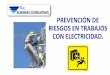 CURSO DE PREVENCIÓN DE RIESGOS LABORALESec-bconsulting.com/files/2115/1181/1981/RIESGO_ELECTRICO.pdf · aprueban el Reglamento sobre condiciones técnicas y garantías de seguridad
