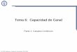 Tema 6: Capacidad de Canal - tsc.uc3m.es 6/Tema6.pdf · Teorema de capacidad de canal de Shannon