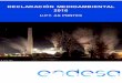 Declaración Ambiental 2016 - endesa.com€¦ · Rankine regenerativo con 6 extracciones. La turbina es de condensación y está compuesta por dos cuerpos; el primero alberga los