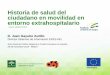Historia de salud del ciudadano en movilidad en … de salud del ciudadano en movilidad en entorno extrahospitalario MOTIVACIÓN Sistemas de emergencias y urgencias extrahospitalarios