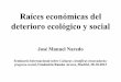 Raíces económicas del deterioro ecológico y socialsgfm.elcorteingles.es/SGFM/FRA/recursos/conferencias/ppt/... · 2013-11-25 · Raíces económicas del deterioro ecológico y