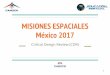 México 2017 MISIONES ESPACIALES€¦ · ... que a cada instante a partir del lanzamiento, ... ecuación diferencial: La descripción del cohete después del ... permite conocer el