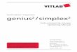 Dosiﬁcadores / Dispensers genius / simplex - vitlab.com · El usuario del aparato tiene responsabilidad de tomar las medidas suﬁcientes para su seguridad y su salud, así como