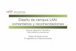 Diseño de campus LAN: comentarios y recomendacionesdaniel/docencia/rba/rba10_11/slides/11... · • Típicamente cableado UTP en estrella al armario de cableado • Alta densidad