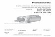 Videocámara de alta definición Modelo N. HC-V700 HC … · Panasonic no puede garantizar de ninguna forma la calidad, el rendimiento o la seguridad de las baterías que fueron fabricadas