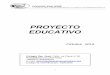 PROYECTO EDUCATIVO - sanjosepuertollano.orgsanjosepuertollano.org/PDF/PEC2015.pdf · enseñanzas de régimen general en Castilla-La Mancha. ... funciones y prioridades en la actuación