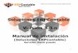Soluciones ERPContable Versión 3.0.n Manual de …erpcontable.com/documentos/Instructivos/Instalacion_de_la... · En la ventana de bienvenida del instalador de Velneo vServer presionaremos