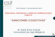 Colussi Sanciones colectivas - ORBi: Home · de las relaciones económicas y de las comunicaciones ferroviarias, marítimas, aéreas, postales, telegráficas, ... ONU y de las medidas