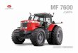 MASSEY FERGUSON - maquinac.com · Un tractor premiado en Europa El tractor de la serie MF 7600 consiguió el premio de Máquina del Año 2012 en ... productividad y la eficiencia