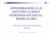APROXIMACIÓN A LA HISTORIA CLÍNICA FEDERADA EN SACYL: MODELO … · 2012-02-26 · hospital y parte de la historia en AP (Medora) ... – Un modelo de identificación de pacientes