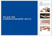 Plan de Capacitación 2012 - Universidad de Chile · SEGUNDA PARTE: PLAN DE CAPACITACIÓN ... P4. Mejoramiento de la gestión de la documentación administrativo legal P5. Mejoramiento