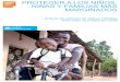 Proteger a los niños, Artículo de reflexión niñas y ... · Informe de 2013 sobre los Objetivos de Desarrollo del Milenio. ... a los niños y niñas, muchos de los cuales, 