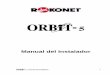Manual del Instalador - Arcontrol Orbit 5 instalacion.pdf · siempre listas para reportar alarmas y no necesitan que el sistema esté armado. manual del instalador 6 INTRODUCCION