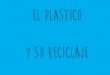 EL PLASTICO - … · EL tema del reciclaje del plastico, ... i de p stic. brics, bates de Pelesde fruita i i de fniits de n. restM de pa. de compresses, POIS d'eROmbrag. i