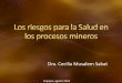 Dra. Cecilia Musalem Sabat - copresem.cl · MANUAL DE CARGA •SOBREESFUERZO •TURNICIDAD QUIMICOS FÍSICOS BIOLÓGICOS •RUIDO •VIBRACIONES •RADIACIONES •PRESIONES ANORMALES