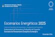 Escenarios Energéticos 2025 - energia.gob.ar · escenario energÉtico internacional y regional ambiente leap - demanda modelos econometricos sistema de informaciÓn energÉtica balances