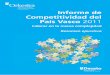 Informe de Competitividad del País Vasco 2011 · RESUMEN EJECUTIVO 12 ... ción y el entorno empresarial. Cap. 3: Competitividad de la estructu- ... Cap. 13: Construir la estrategia