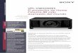 VPL-VW5000ES El proyector de Home Cinema 4K … · En colaboración con una red de partners tecnológicos importantes, Sony ofrece soluciones completas ajustadas a las necesidades