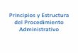 Principios y Estructura del Procedimiento Administrativo · • Considerando que el procedimiento administrativo es una exigencia del Estado de ... las facultades que le estén atribuidas