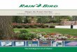 Catálogo de nuevos productos 2011 - 2012 - … · de productos y especificaciones de las categorías de productos para riego de jardines de Rain Bird. Toda la información que necesita