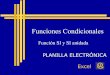 Funciones Condicionales - Gobierno de Canarias€¦ · Excel. Funciones Condicionales • En muchas ocasiones, nos ocurrirá que debamos presentar un resultado, según se cumpla o