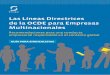 Las Líneas Directrices de la OCDE para Empresas ... · Las Líneas Directrices De La OcDe para empresas muLtinaciOnaLes Guía para sinDicaListas i Los sindicatos han trabajado muchos