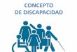 CONCEPTO DE DISCAPACIDAD - Instituto del …ipamardelplata.edu.ar/wp-content/uploads/2016/07/Discapacidad-Gen... · Consecuencia de la enfermedad: ... activamente en la vida comunitaria