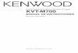 KVT-M700 - manual.kenwood.commanual.kenwood.com/files/B64-2213-00.pdf · Función de control del sintonizador FM/AM....22 • Selección de la banda FM • Selección de la banda