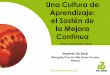 Una Cultura de Aprendizaje: el Sostén de la Mejora … · Una Cultura de Aprendizaje: el Sostén de la Mejora Continua Stephan De Bock Managing Director Rijk Zwaan Promex Mexico
