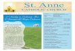 St. Anne · 2018-01-19 · Asist. de Ed. Religiosa catecismo@saintannenlr ... Las sesiones se enfocan en las enseñanzas y la experiencia de la Iglesia ... Le invitamos a participar