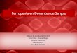 Ferropenia en Donantes de Sangre - bio-service.com.co EN DONANTES DE... · •En los bancos de sangre se tamiza anemia y no deficiencia de hierro •El código de ética de la donación