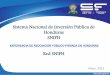 Sistema Nacional de Inversión Pública de Honduras SNIPH ... - … · inversión pública en Honduras, hacen necesario el establecimiento de medidas oportunas para la generación