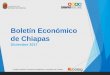Boletín Económico de Chiapasfec-chiapas.com.mx/sistema/noticias_files/BECH_2017_Diciembre.pdf · El valor de la producción forestal maderable en el año 2016 fue de 113 millones