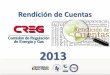 Rendición de Cuentas - CREG - Inicio · En 2012 mecanismo para seguimiento y evaluación de la calidad del servicio para compensaciones al usuario ... térmicas con OEF, demanda