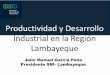 Productividad y Desarrollo Industrial en la Región Lambayeque · –En la Región Lambayeque contamos con 2500 confeccionistas de los ... hectolitros. –En referencia hay que distinguir