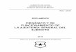 ORGÁNICO Y DE FUNCIONAMIENTO DE LA AUDITORÍA …transparencia.ejercito.cl/MarcoNormativo/PDF_s/RAO-02107.pdf · así como el RDP - 20001 “APOYO ADMINISTRATIVO”, edición 2012